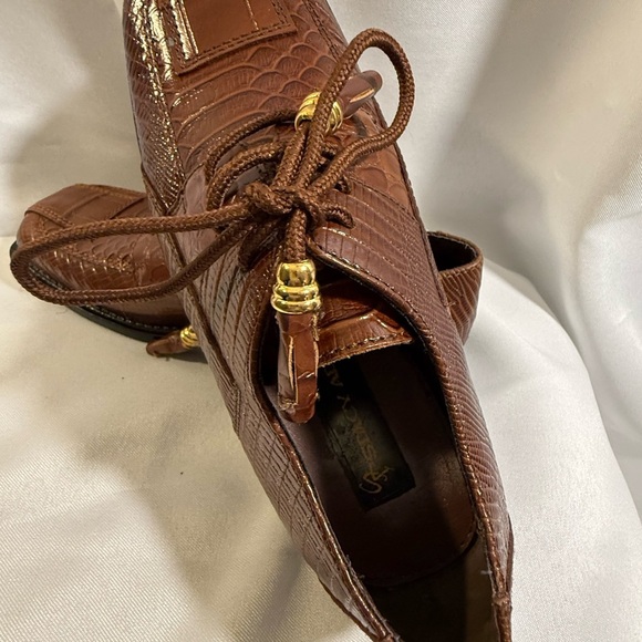 Stacey Adams Boys Golden Brown Oxford Tan Toddlers - Picture 12 of 16